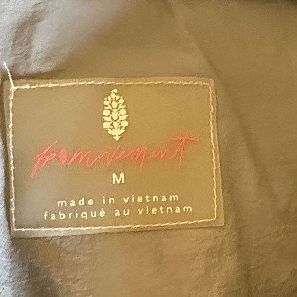 Free People M Pippa Packable Quilted Puffer Silver Jacket great pre owned cond - Picture 9 of 14